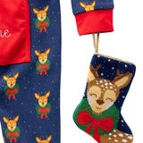 Dasher, The Fun Reindeer Bauble Stocking