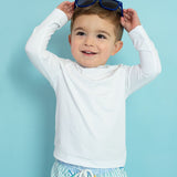 Rash Guard Long Sleeve in White