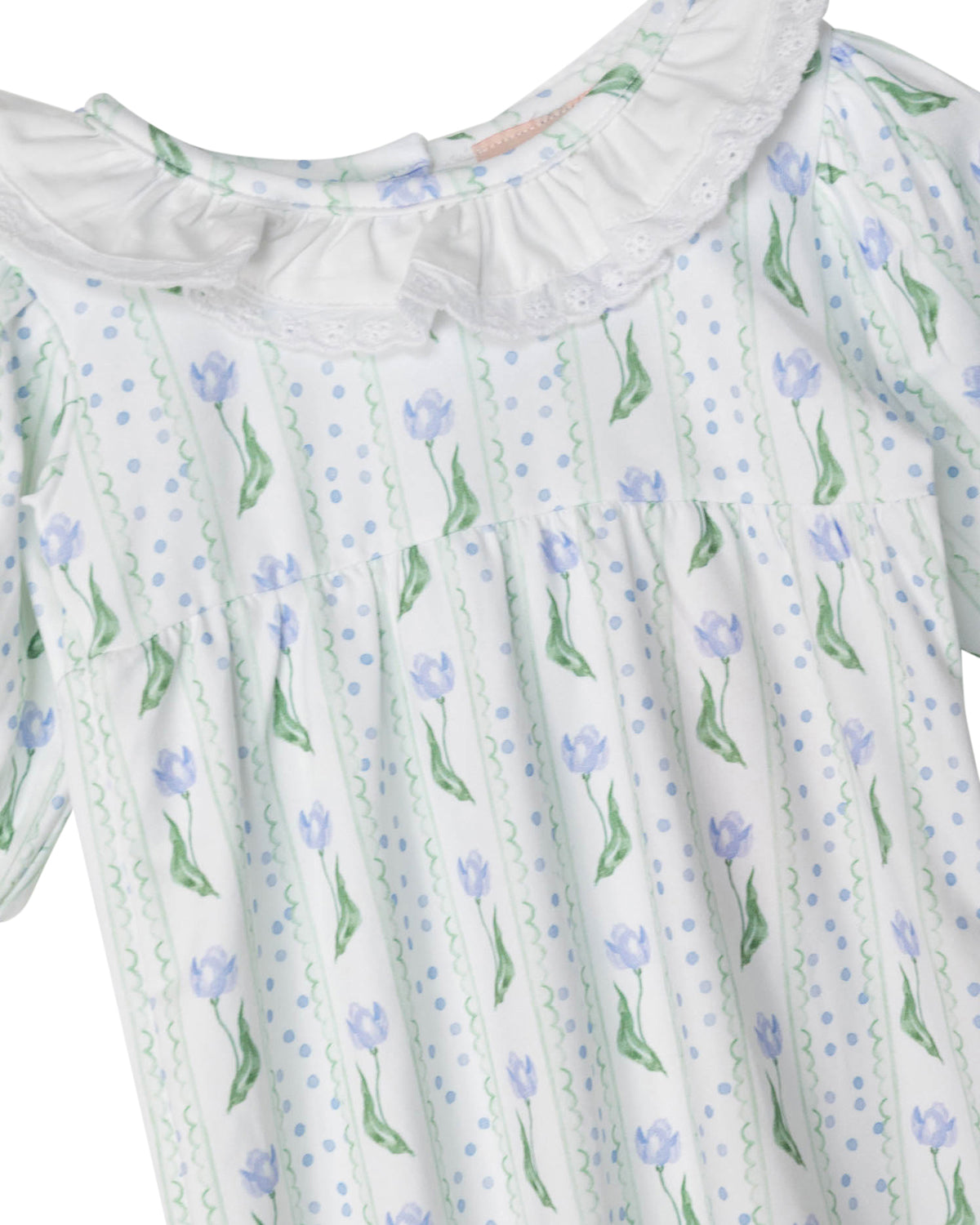 Dotty Tulips Baby Gown