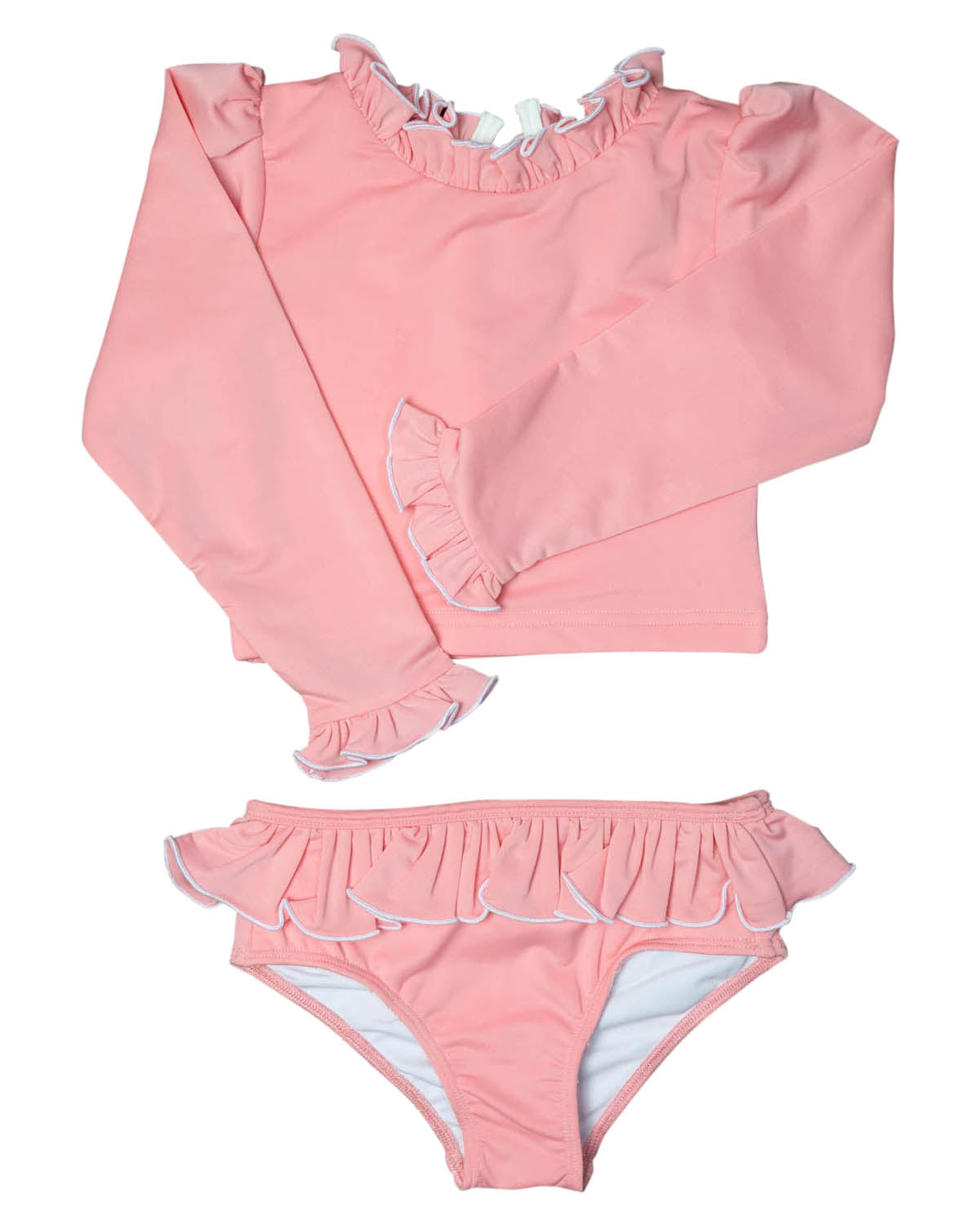 Cherry Blossom Pink Long Sleeve Bikini-FINAL SALE
