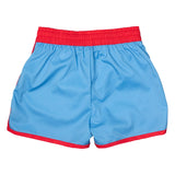 French Blue Swim Trunks with Red Trim-FINAL SALE