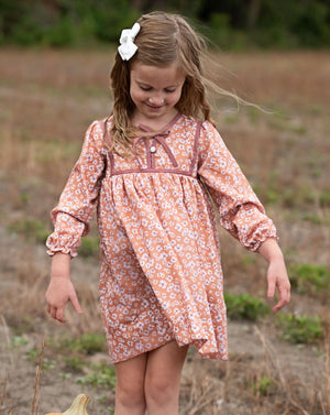 Cinnamon Vintage Floral Dress