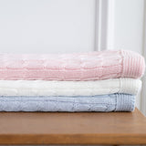 Cable Knit Baby Blanket