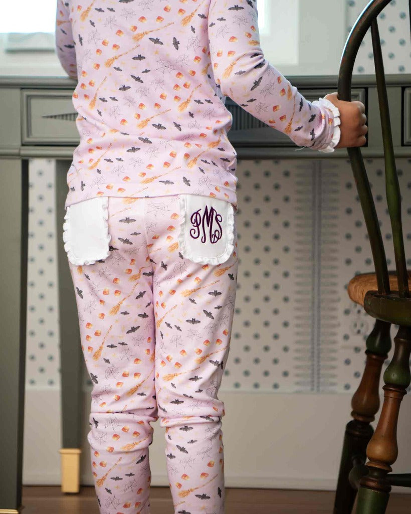 Hocus Pocus Halloween Pajama Set in Lavender