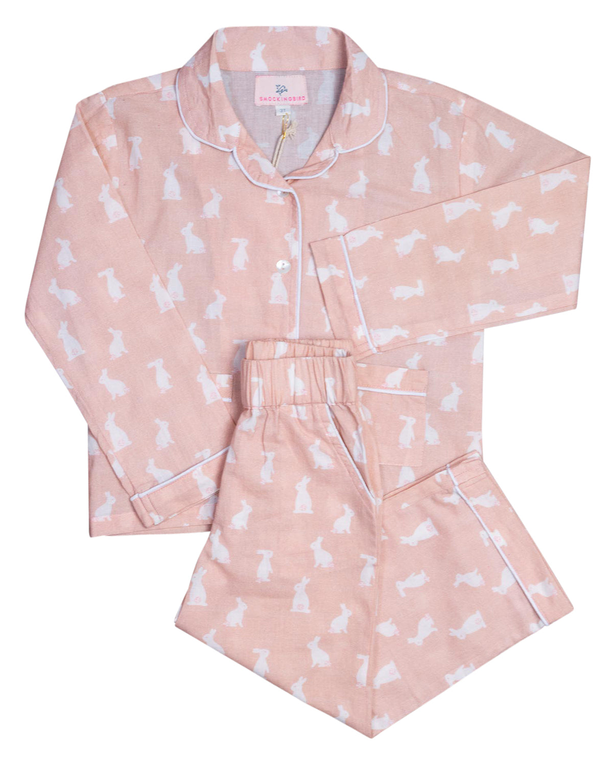 Hoppy Bunny Pink Pajama Set