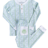 Dove Print Pima Cotton Pajama Set- FINAL SALE