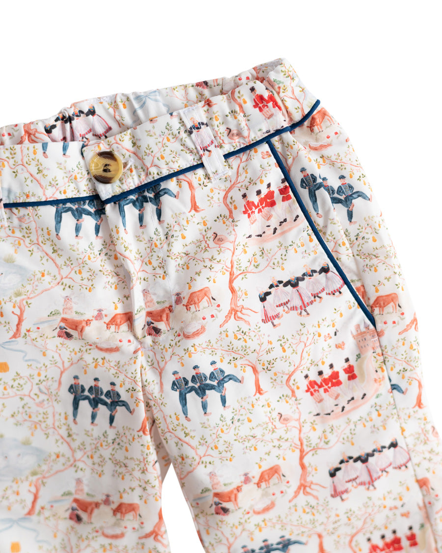 12 Days Of Christmas Hand Painted Pants