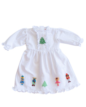 Nutcracker  Hand Embroidered Gown For Doll