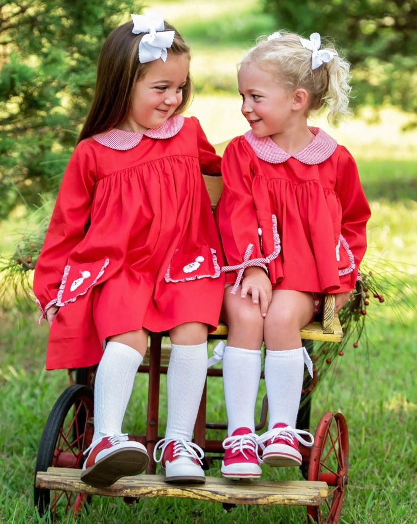 Santa Crocheted Pocket Dress