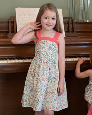 Spring Floral Bridgette Sun Dress- FINAL SALE