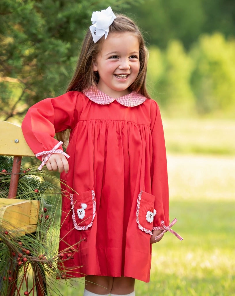 Santa Crocheted Pocket Dress