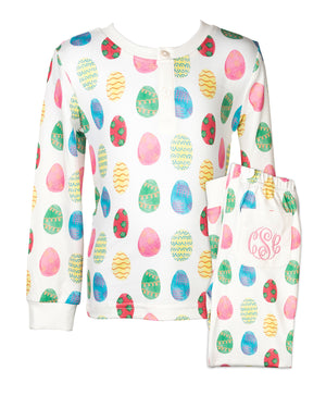 Easter Egg Pajama Set- FINAL SALE