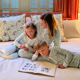 Dove Print Pima Cotton Pajama Set- FINAL SALE