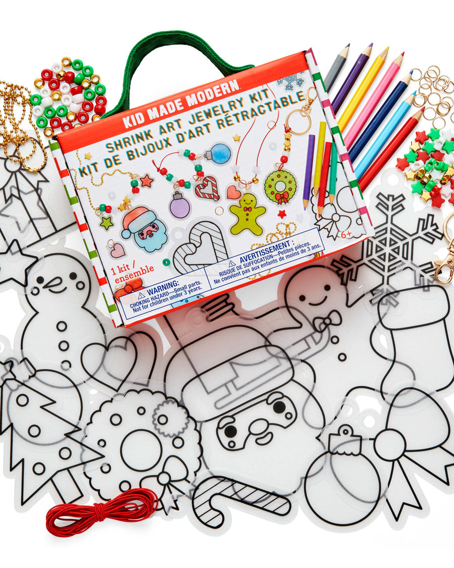 Christmas Shrink Art Jewelry Kit