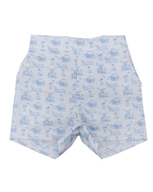 Bunny Toile Shorts- FINAL SALE