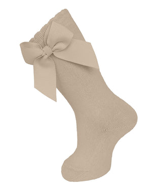 Knee Socks with Grosgrain Bow