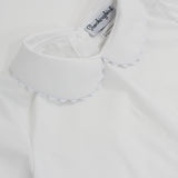 Girls Peter Pan Collar Long Sleeve Shirt
