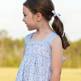 Periwinkle Petals Sun Dress