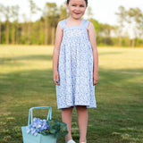 Periwinkle Petals Sun Dress