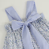 Periwinkle Petals Sun Dress