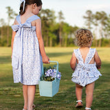 Periwinkle Petals Sun Dress