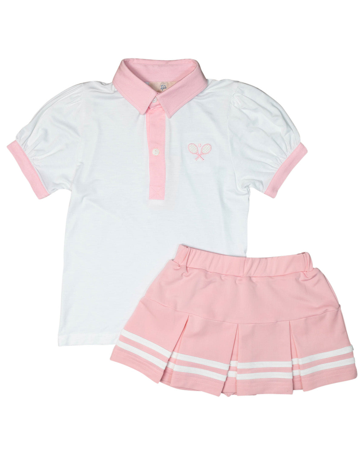 Pink Tennis Skirt Set
