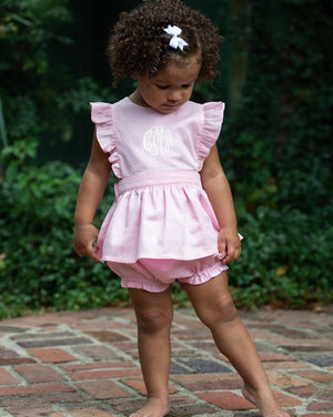 Pink Penny Bloomer Set