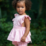 Pink Penny Bloomer Set