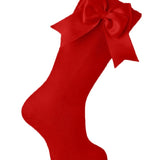 Knee Socks with Satin Bow