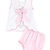 Watermelon Scalloped Bloomer Set