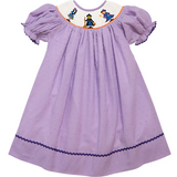 Witches Smocked Halloween Dress